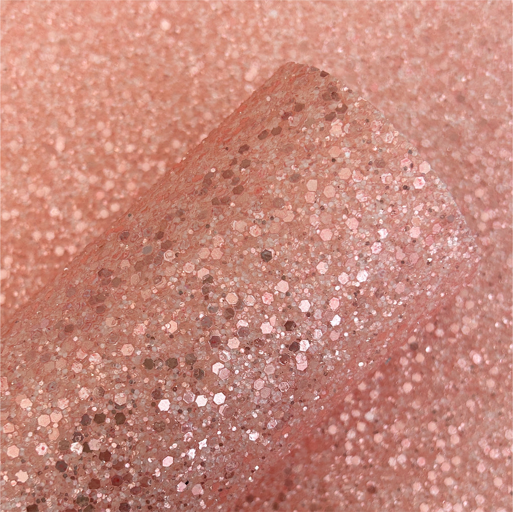 Cantaloupe Pastel Chunky Glitter Sheets