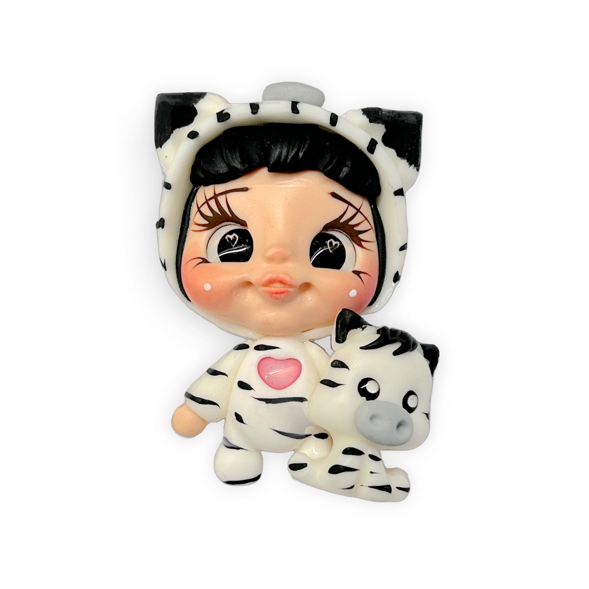 Baby Zebra Clay Embellishments