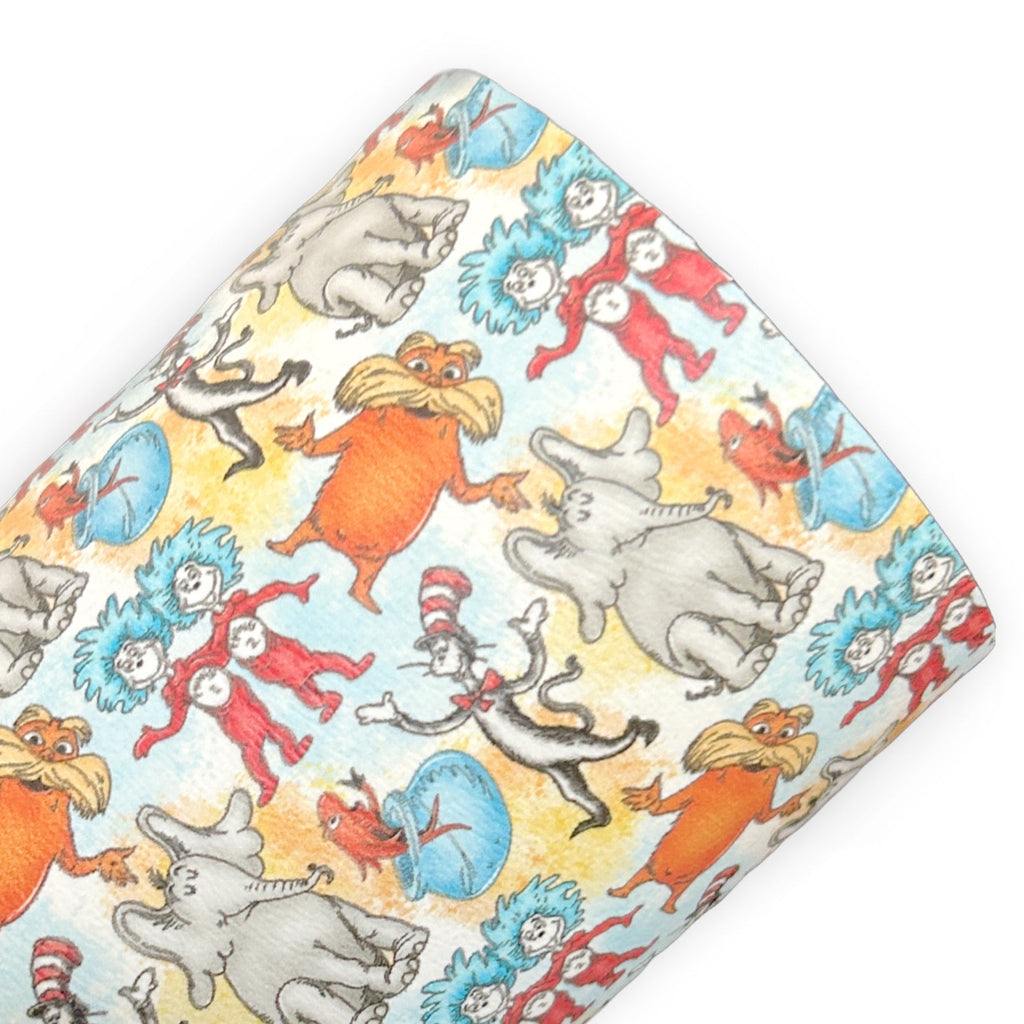 Cat Rhyme Book and Friends Printed Faux Leather Sheets