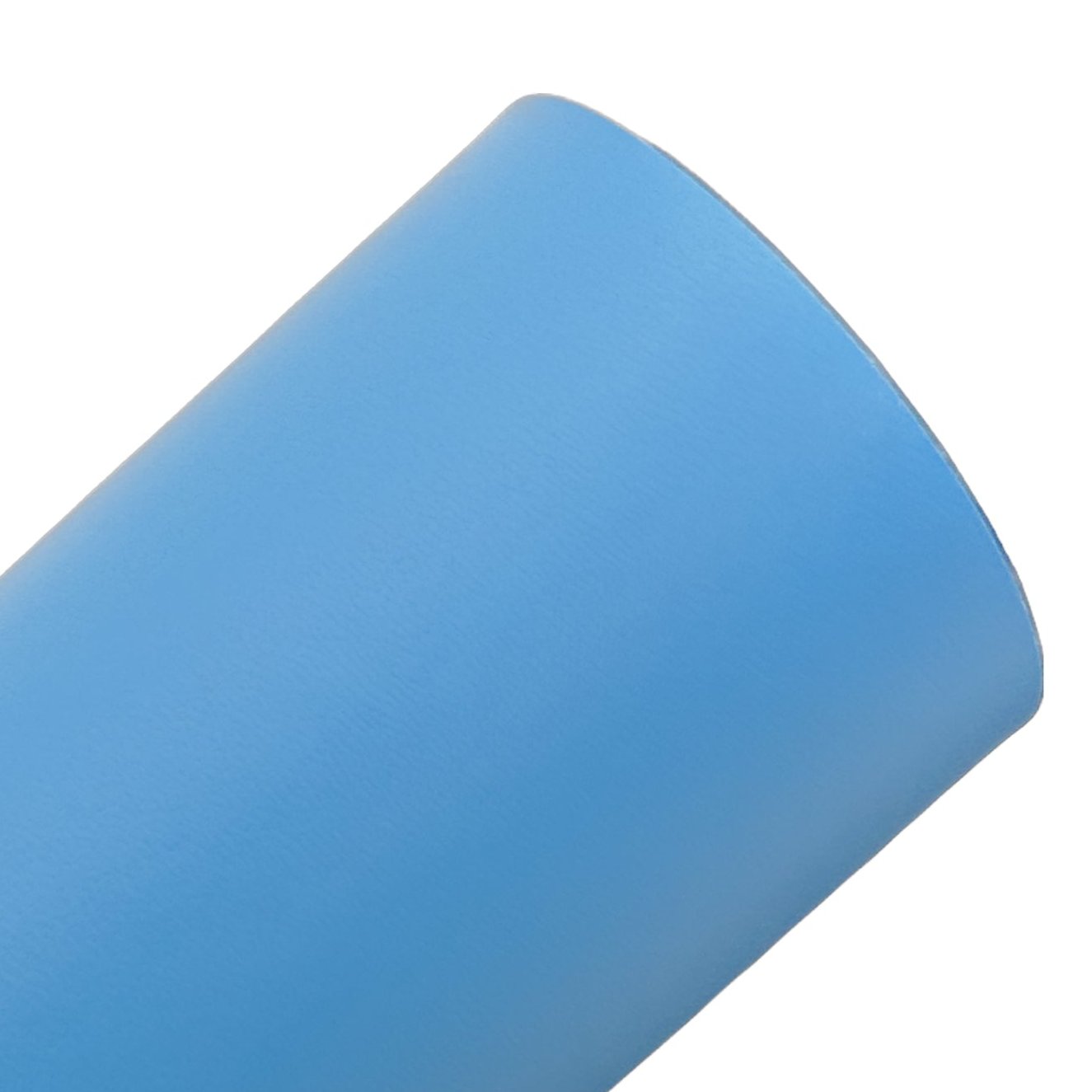 Azure Blue Smooth Faux Leather Sheets