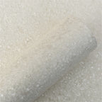 White Iridescent Chunky Glitter Leather Sheets