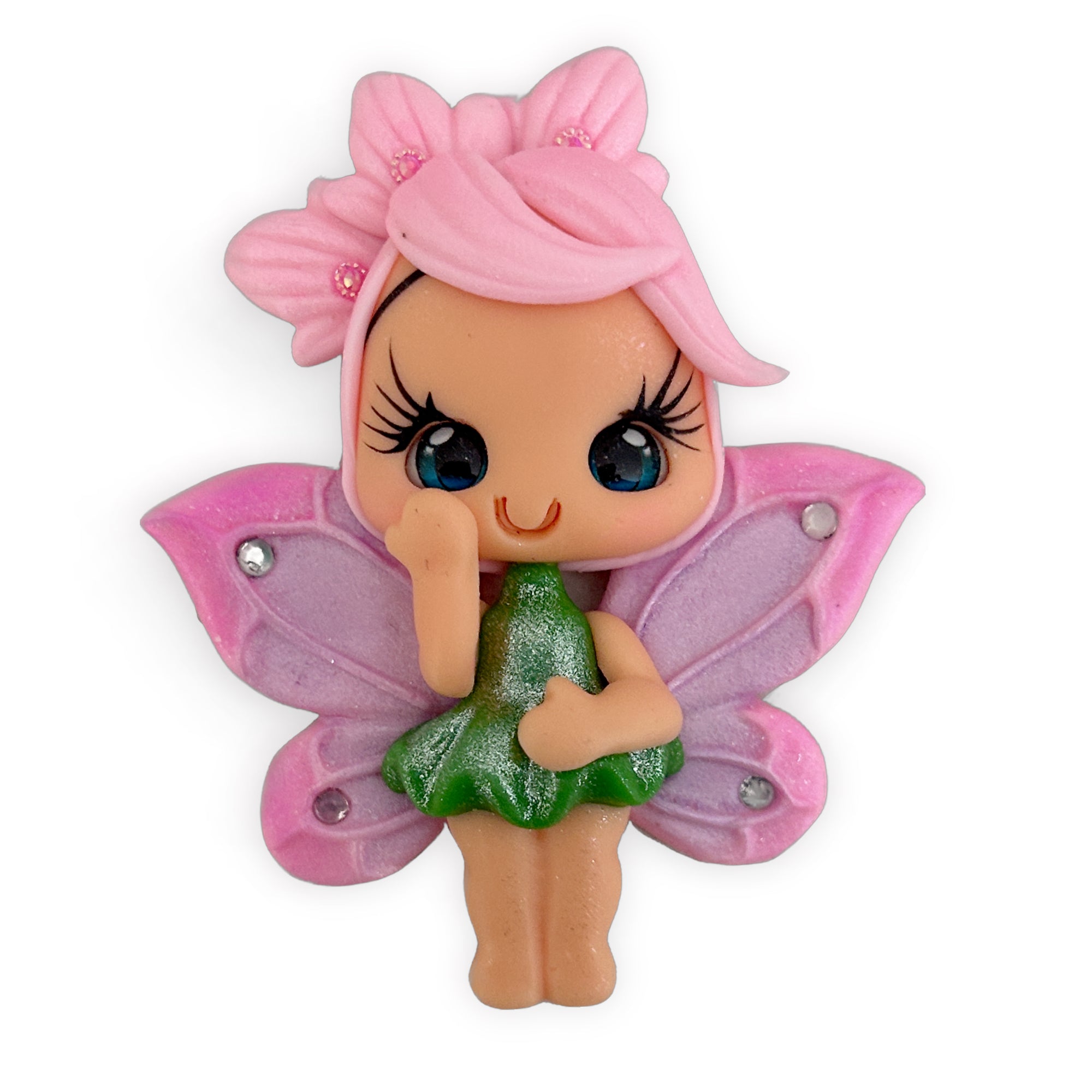 Pink Fairy Clay Embellishment
