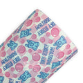 Bubblegum Printed Faux Leather Sheets