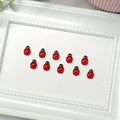 Lady Bug (Pack of 10) Resin Embellishment