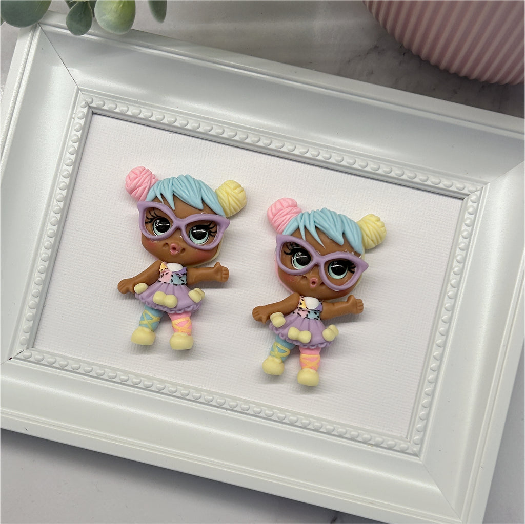 Surprise Glasses Clay Embellishment