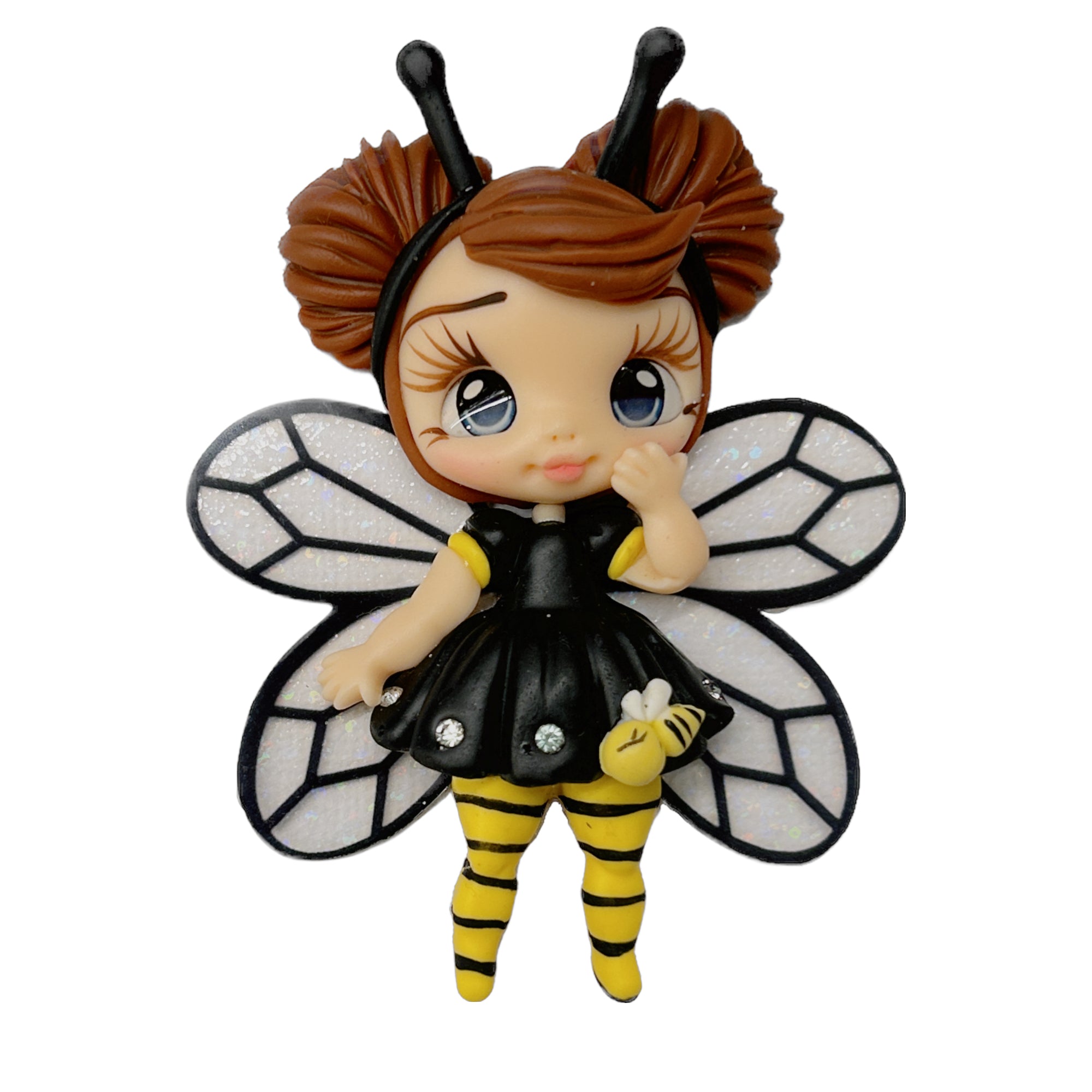 Bee Fairy Clay Embellishment