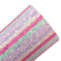 Sherbet Stripes Chunky Glitter Sheets