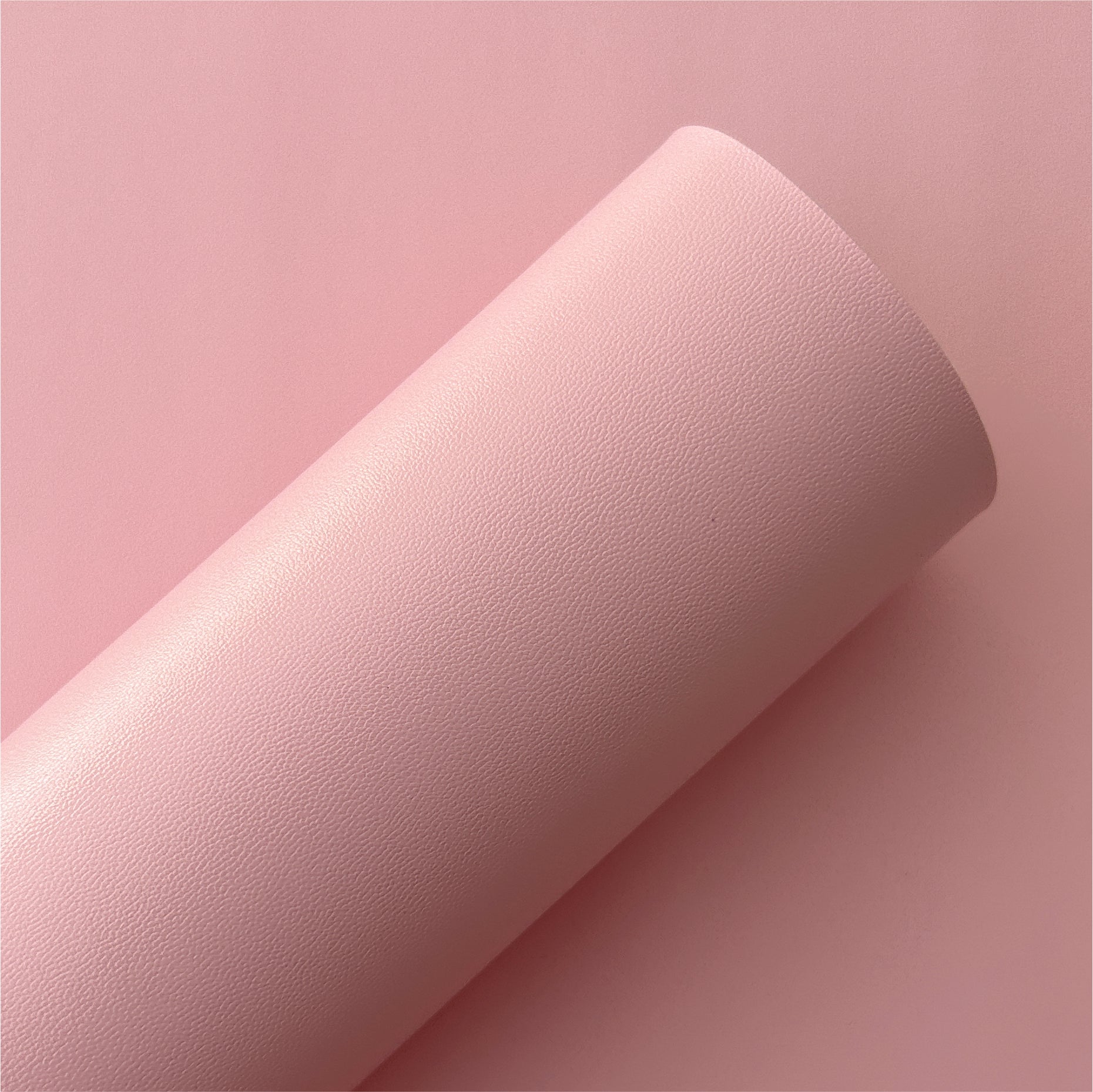 Baby Pink Smooth Faux Leather Sheets