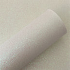 White Fine Glitter Leather Sheets